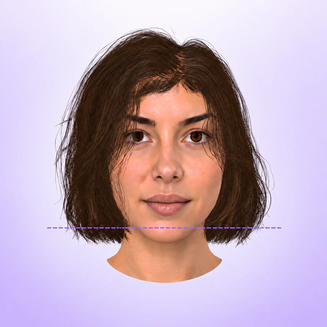 Scissors demonstration on the default 3D model