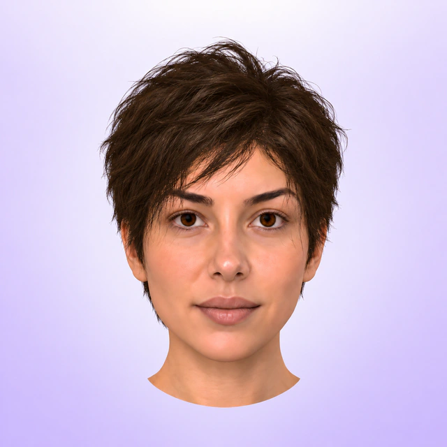 Default model with textured pixie