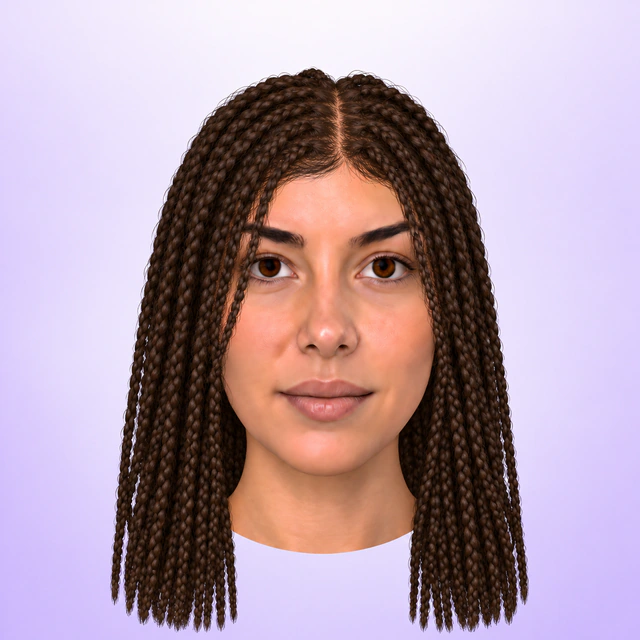 Default model with long braids